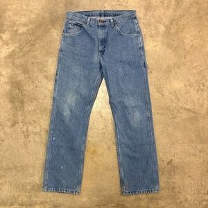 90s Vintage Key Men's Carpenter Blue Jeans 30x29